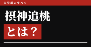 摂神追桃とは？